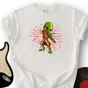 Alien Playing Violin T-Shirt