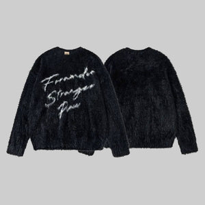 French Street Paris Fuzzy Sweater