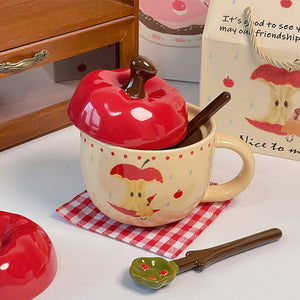 Apple Shaped Ceramic Mug