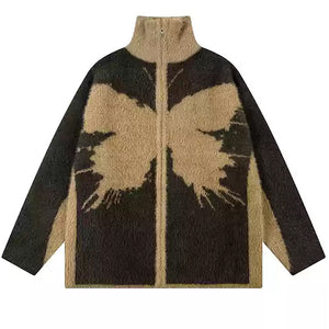 Butterfly Zip-Up Jacket