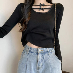Coquette Aesthetic Long Sleeve Top