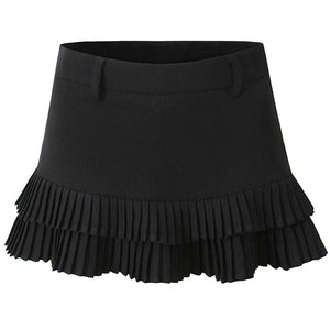 Campus Secrets Double Layer Pleated Skirt