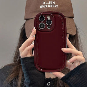 Red Lacquered iPhone Case