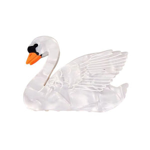 Swan Hair Claw