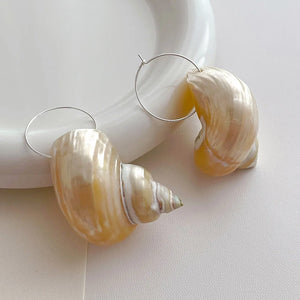 Vintage Style Seashell Earrings