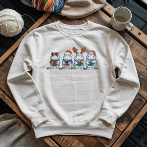 Hippo Knitmas Sweatshirt