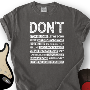 Don't T-Shirt