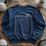 Knit heartbeat Sweatshirt