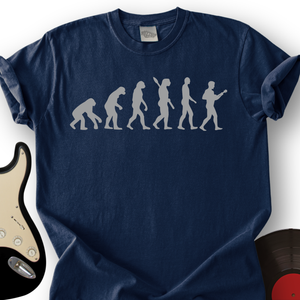 Evolution of Guitar Musician T-Shirt