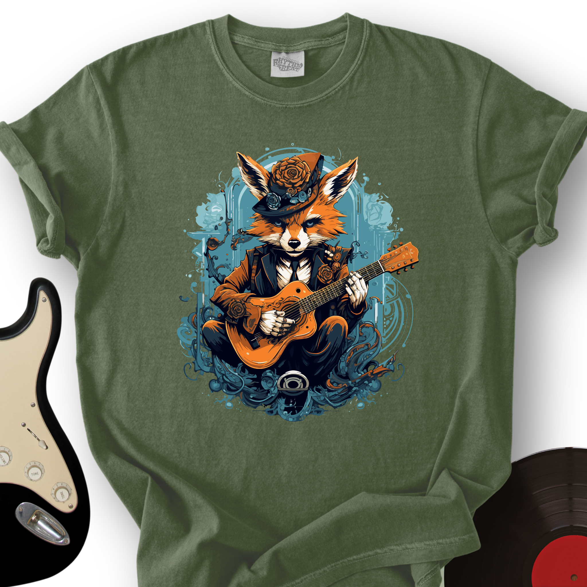 Fox Playing Guitar T-Shirt