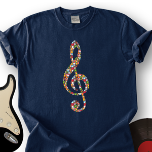 Christmas Treble Clef T-Shirt