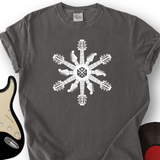 Guitar Snowflake T-Shirt