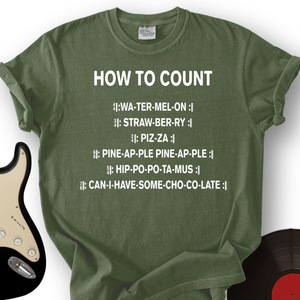 How To Count T-Shirt