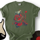 Fierce Wolf Guitar T-Shirt