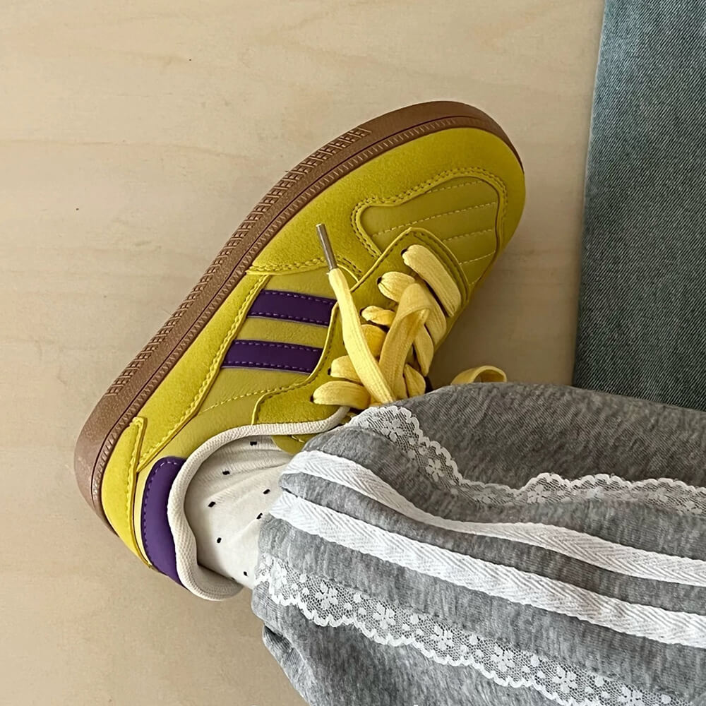 Saturday School Sneakers in Yellow