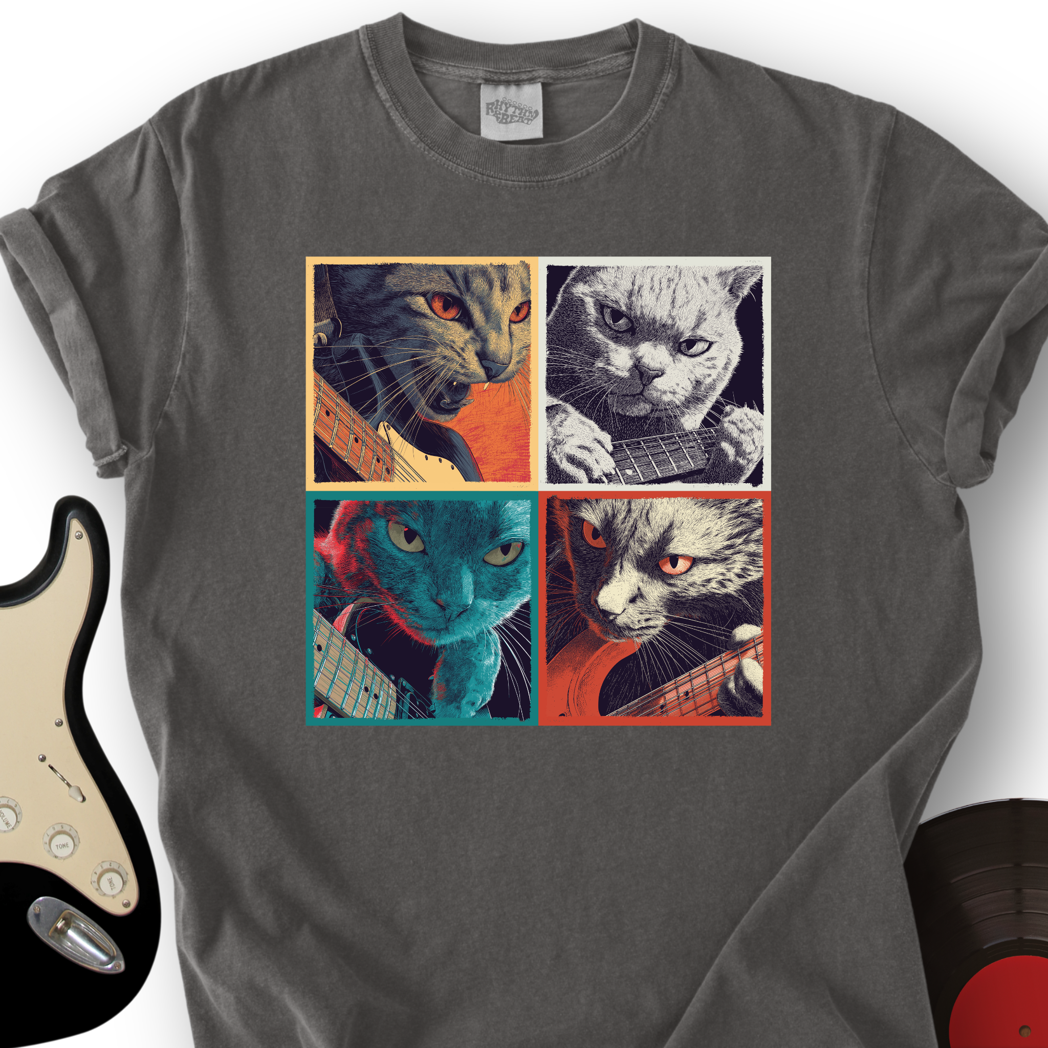 Cats With Guitars T-Shirt