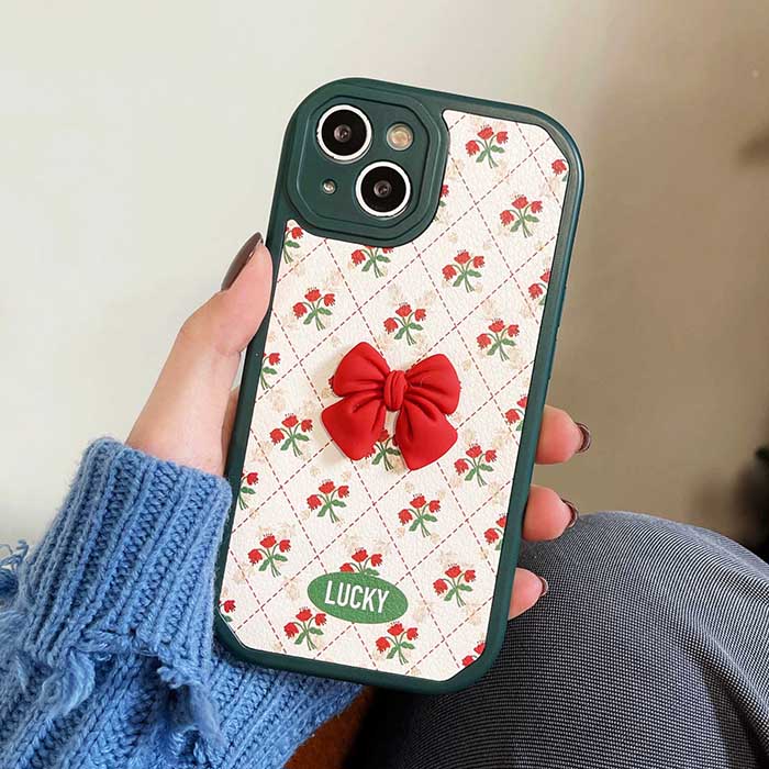 Bow Flowers iPhone Case