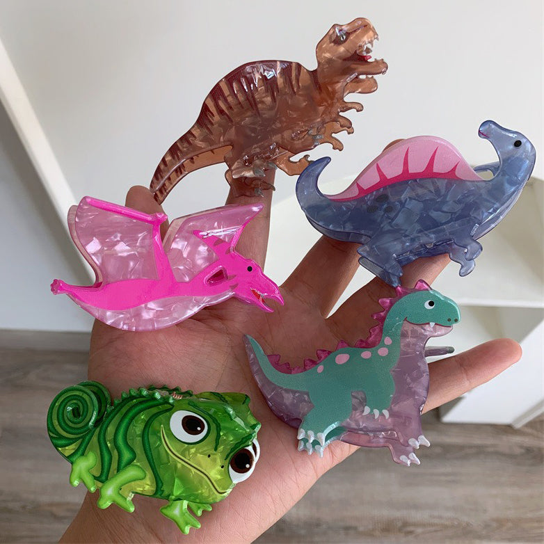 Indie Aesthetic Dino Hair Claw Clip