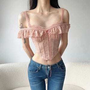 Coquette Lace Crop Top
