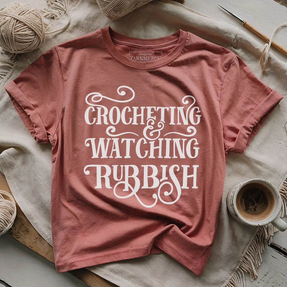 Crochet And Christmas Movie T-shirt