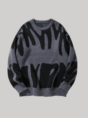 Graphic Pullover Sweater