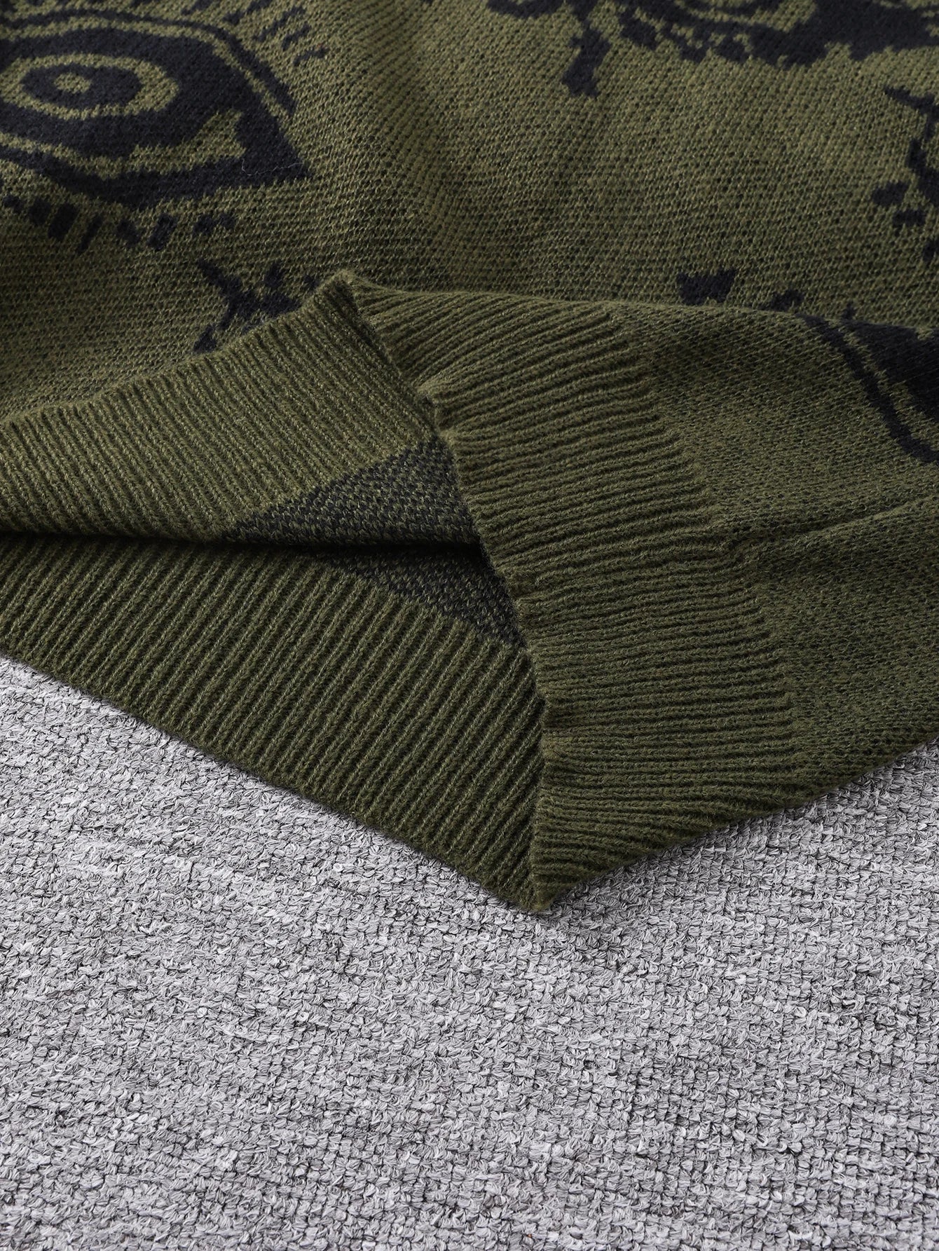 Grunge Eye Pattern Sweater