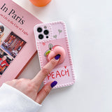 Just Peachy iPhone Case