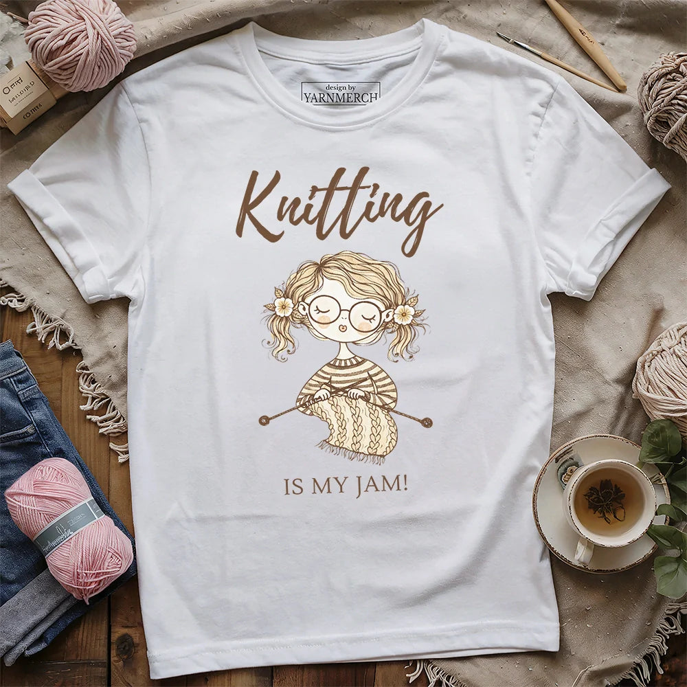 Knitting Is My Jam T-shirt