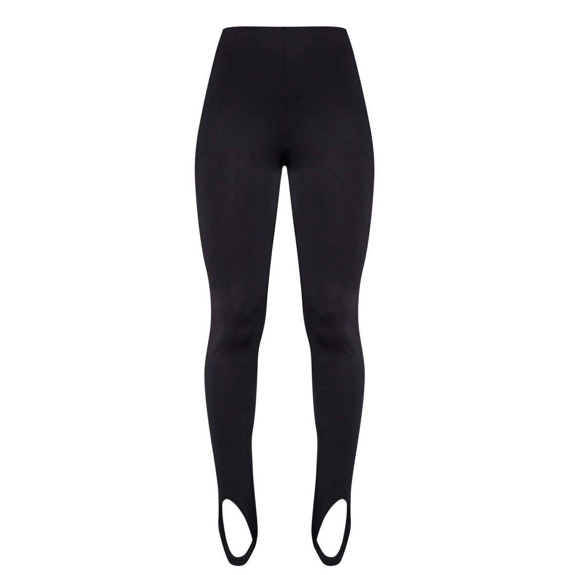 Matte Black Stirrup Leggings