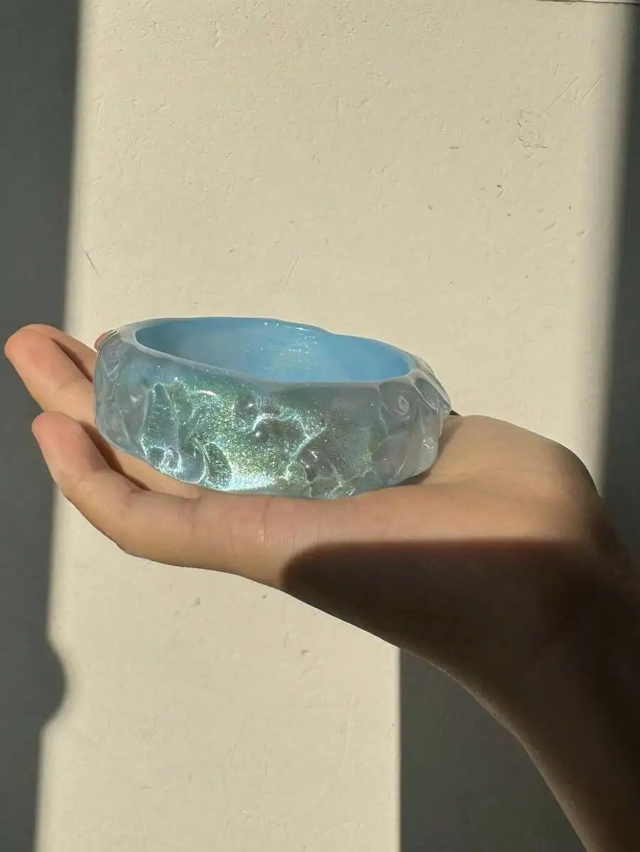 Ocean Chunky Resin Bracelet