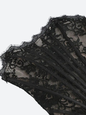 Strapless Lace Mini Dress