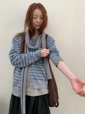Striped Cardigan