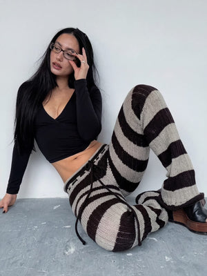 Striped Knit Pants