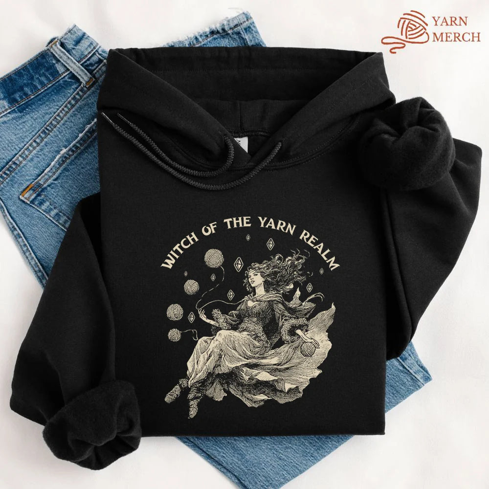 Witch Of The Yarn Realm Hoodie