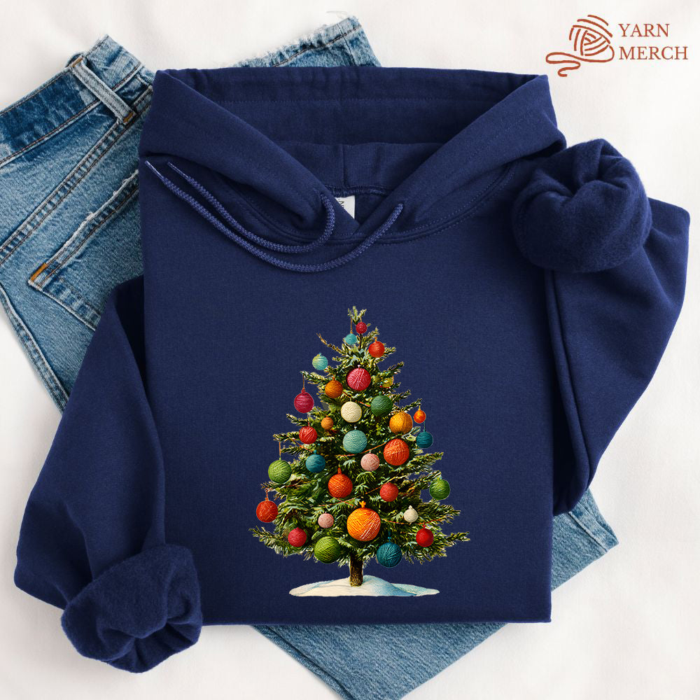 Yarn Christmas Tree Hoodie