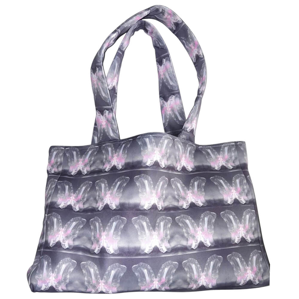 Aesthetic Butterfly Print Tote Bag