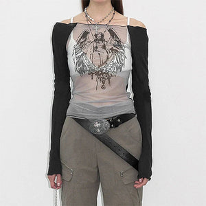 Angel Wings Long Sleeve Top