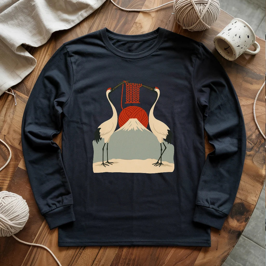 Knitting Sun Long Sleeve T-shirt