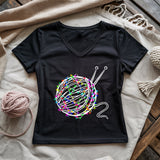 Yarn & Lights Lady V-neck