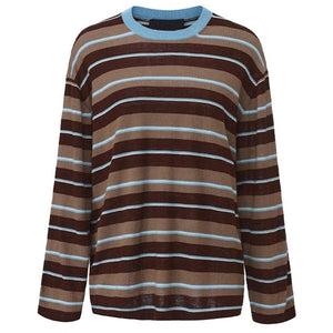 Brown Sugar Stripes Sweater