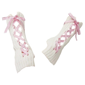 Coquette Ribbon Arm Warmers