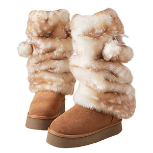 Forest Fawn Fluffy Leg Warmers