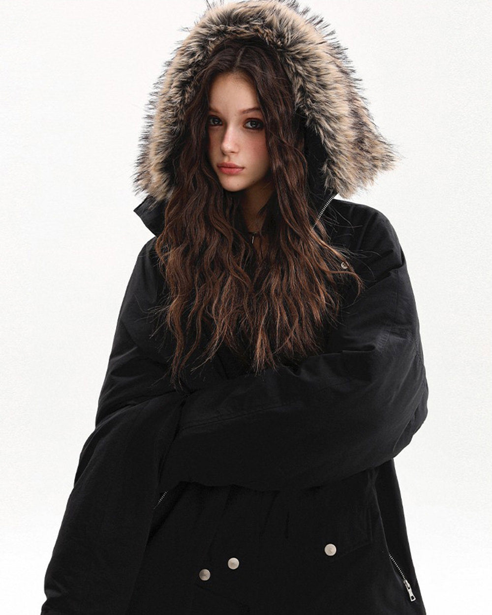 Bad Reputation Fur Trim Parka