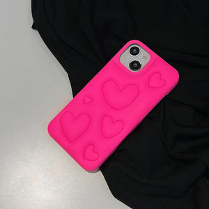 Heart Puffer iPhone Case