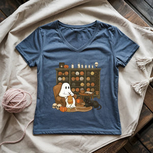 Boo Yarn Lady V-neck