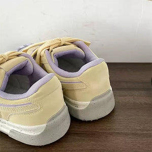 Lemon Cream & Lavender Sneakers