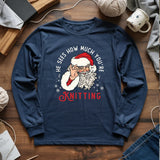 Don't Mess With Santa Long Sleeve T-shirt