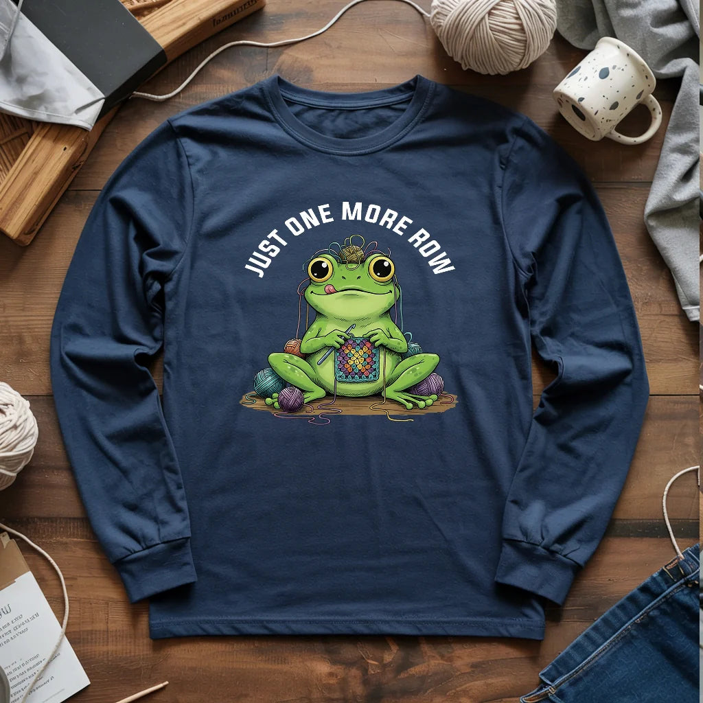 One More Row Frogging Long Sleeve T-shirt