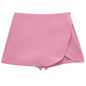Old Money Asymmetric Mini Skort