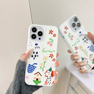 Playful Paws & Petals iPhone Case